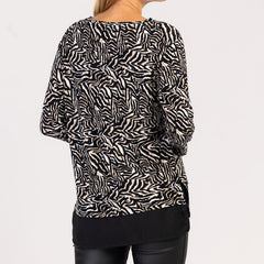 MIRA - TRICOU CU MÂNECĂ LUNGĂ PENTRU DAMĂ, LA MODĂ