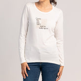 SORA - TRICOU CU MÂNECĂ LUNGĂ, 100% BUMBAC, PENTRU DAMĂ