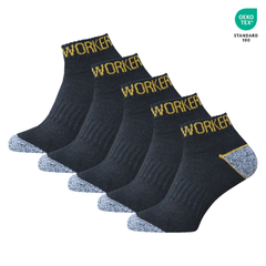 WORKERPRO™ – ȘOSETE DE LUCRU BĂRBĂTEȘTI 5 ÎN 1 CU CERTIFICAT OEKO-TEX (5 ÎN PACHET)