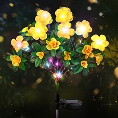 FLORABRIGHT™ – LAMPĂ SOLARĂ DE GRĂDINĂ ÎN FORMĂ DE FLOARE