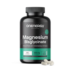Bisglicinat de magneziu 300 mg, 180 de capsule