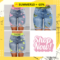 PATCHFUSION - PANTALONI SCURȚI PENTRU FEMEI