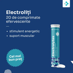 Electroliți – comprimate efervescente, 20 de comprimate efervescente