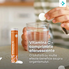 Vitamina C - comprimate efervescente, 20 de comprimate efervescente