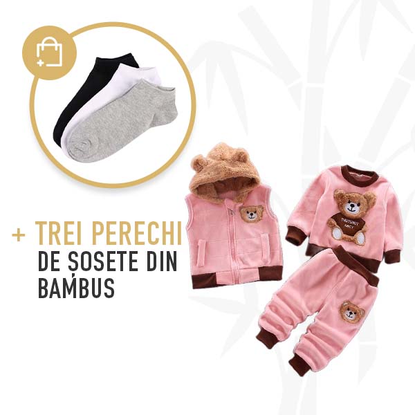 ROZ-MARO + 3 PERECHI DE ȘOSETE