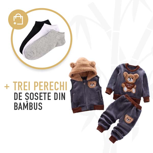 ALBASTRU-MARO + 3 PERECHI DE ȘOSETE