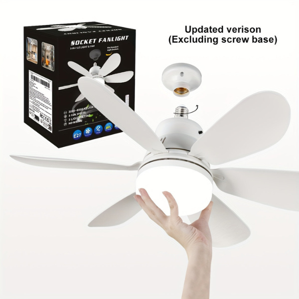 BREEZELITE™ - VENTILATOR DE TAVAN CU ILUMINARE
