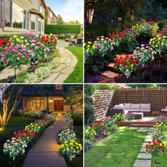 FLORABRIGHT™ – LAMPĂ SOLARĂ DE GRĂDINĂ ÎN FORMĂ DE FLOARE