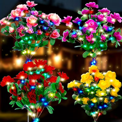 FLORABRIGHT™ – LAMPĂ SOLARĂ DE GRĂDINĂ ÎN FORMĂ DE FLOARE