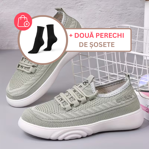 GLIMSOLE™ - MOCASINI DAMĂ RESPIRABILI CU DETALII STRĂLUCITOARE