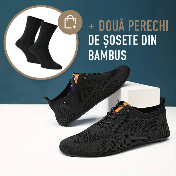 NEGRU + DOUĂ PERECHI DE ȘOSETE DIN BAMBUS