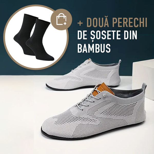 GRI + DOUĂ PERECHI DE ȘOSETE DIN BAMBUS