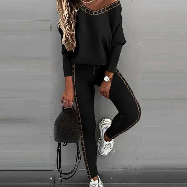 ATHENE - SET MODERN CU TRICOU ȘI PANTALONI