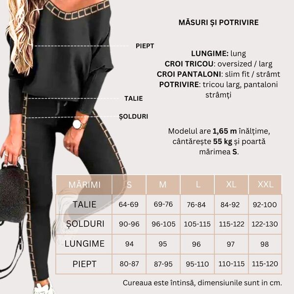 ATHENE - SET MODERN CU TRICOU ȘI PANTALONI