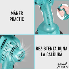 SAWAWAY™ – FIERĂSTRĂU MANUAL CU ACUMULATOR