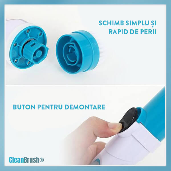 PERIA DE CURĂȚARE WIRELESS CLEANBRUSH®