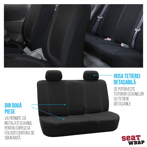 SEATWRAP® – HUSE UNIVERSALE PENTRU MAȘINĂ