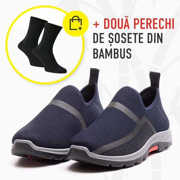 ALBASTRU  + DOUĂ PERECHI DE ȘOSETE DIN BAMBUS