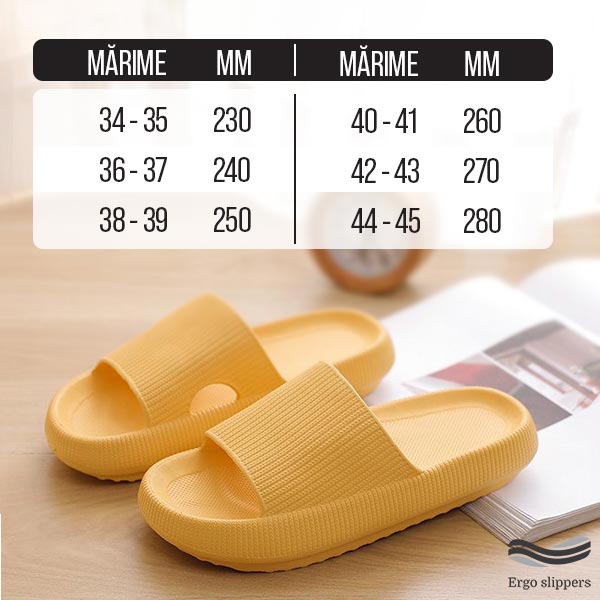 ERGOSLIPPERS® – ȘLAPI MOI ȘI ANTIDERAPANȚI